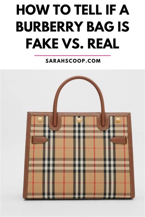 come si capisce se burberry falsa|how to tell if burberry bag is real.